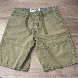 Signature Olive Green Men’s Utility Shorts